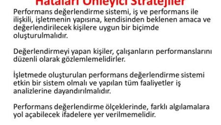 Futbolcu Performanslarını Değerlendirme Ölçütleri