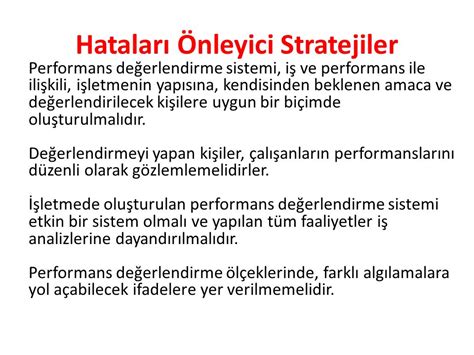 Futbolcu Performanslarını Değerlendirme Ölçütleri
