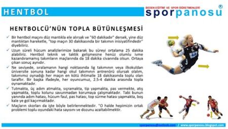 Hentbol Top Kontrolü