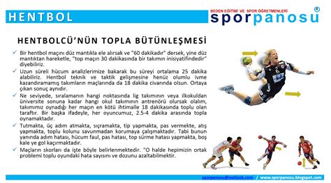 Hentbol Top Kontrolü