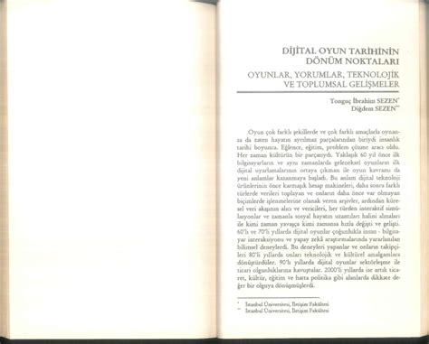 Oyun Dönüm Noktaları