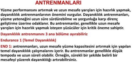 Yüzücüler İçin Dayanıklılık Antrenmanları