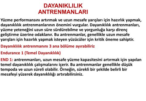 Yüzücüler İçin Dayanıklılık Antrenmanları